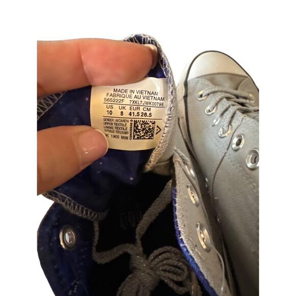 Converse Women's CT AS Madison OX Wolf Grey/White/Blk Sneakers - Picture 5 of 10